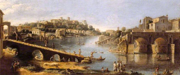 Gaspar Van Wittel,Ponte Rotto (1685)
